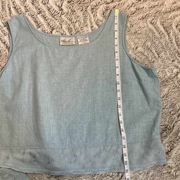 🦋 3 for $12 🦋 Vintage Kathie Lee Collection two piece linen set - Picture 6 of 14